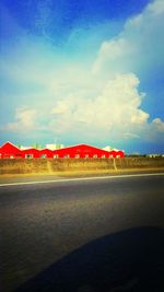 Panoramic shot of clouds over the sky