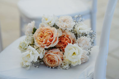 Close-up of rose bouquet