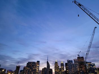 Low angle view of buildings against sky