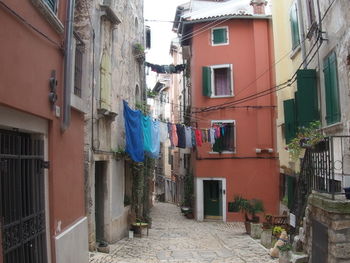 Alley amidst buildings in town