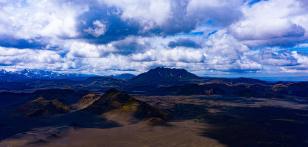 Panoramic view of landscape against sky
