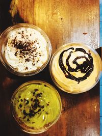 Close-up of food on table