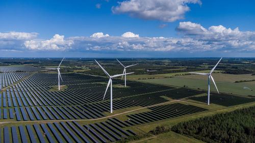 Northern europas largest solar park near holstebro in denmark