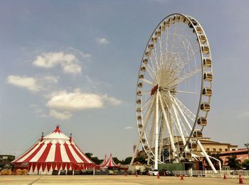 Ferris wheel against sky