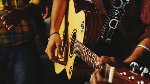 Man playing guitar