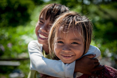 Portrait of a smiling girl