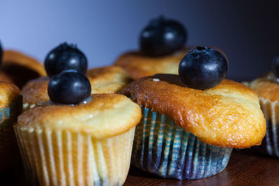 Close-up of cupcakes