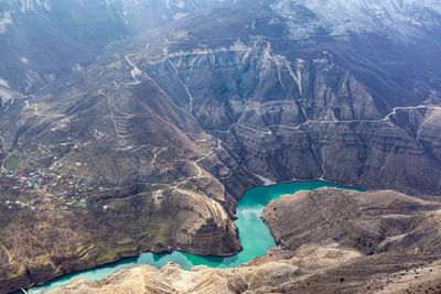 Scenic view of mountains