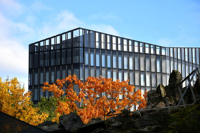 Low angle view of building against sky