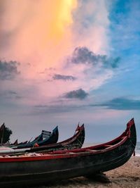 Scenic view of mountains against sky during sunset