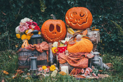 Halloween pumpkin decoration