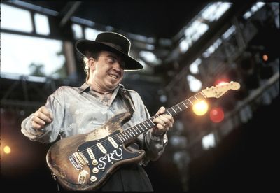 Young man playing guitar