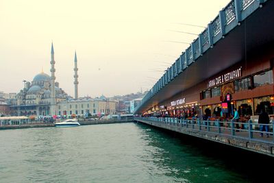 View of buildings at waterfront