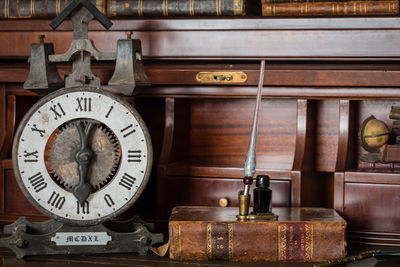 Close-up of clock