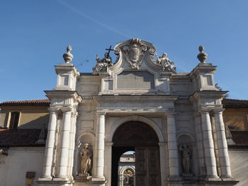 Low angle view of historical building