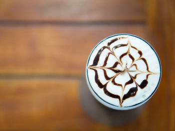 Close-up of coffee on table