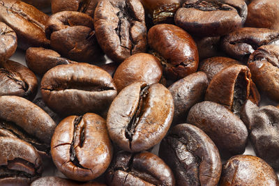 Macro shot of coffee beans