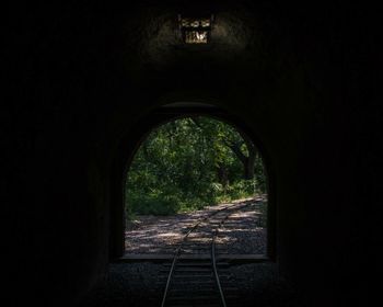 Tunnel with tunnel in foreground