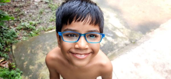 Portrait of smiling boy