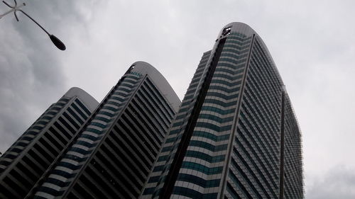 Low angle view of modern office building