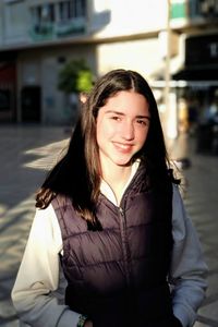 Portrait of a smiling young woman