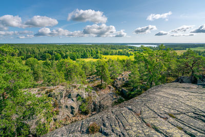 Scenic view of landscape against sky