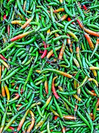 Full frame shot of vegetables for sale