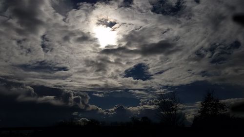 Storm clouds in sky