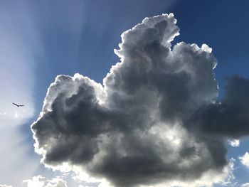 Low angle view of clouds in sky