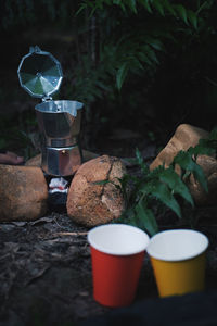 Close-up of drink on table