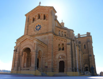 Low angle view of historic building against sky