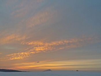 Scenic view of sky during sunset