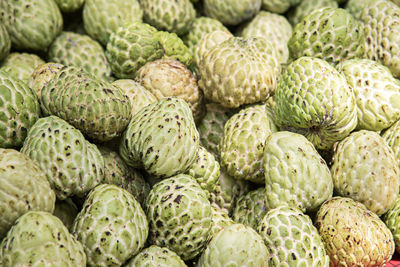 Full frame shot of custard apple