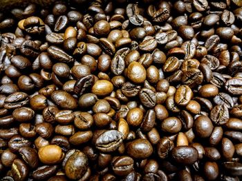 Full frame shot of coffee beans