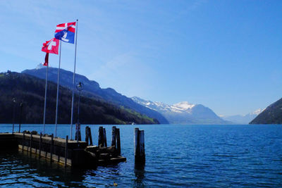 View of lake lucerne