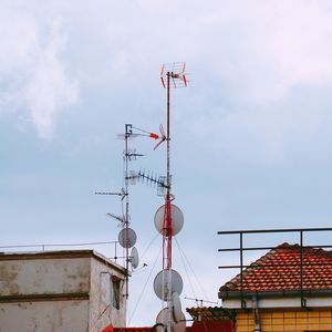 Low angle view of building against sky