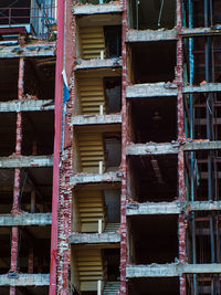 Low angle view of building under construction