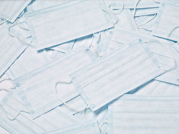 Close-up of paper over white background