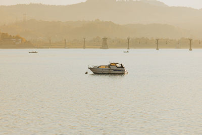 Boat in sea