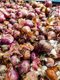 Full frame shot of vegetables for sale