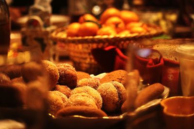 Close-up of sweet food for sale