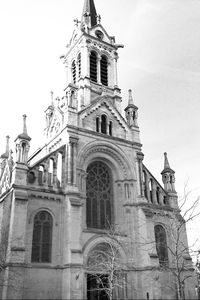Low angle view of church against sky