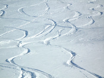 Full frame shot of snowcapped mountain