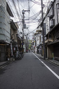 Street amidst buildings in city