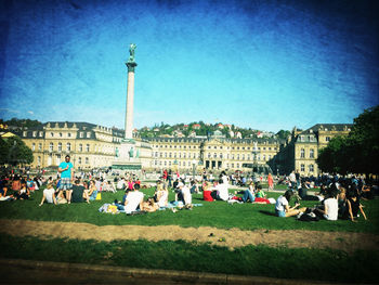 People in park