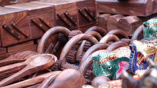 Full frame shot of market for sale