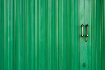 Full frame shot of closed metal door