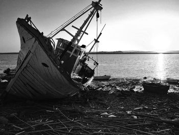 Boats in sea