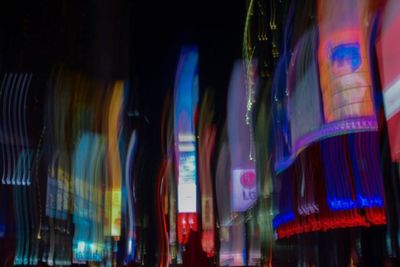 Light painting at night