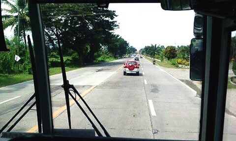 Cars on road